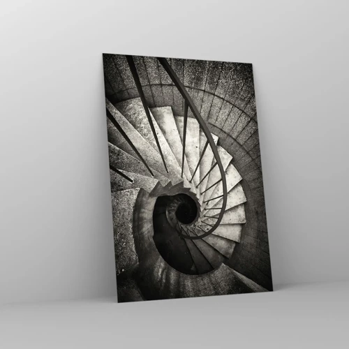 Glass picture - Up the Stairs and Down the Stairs - 70x100 cm