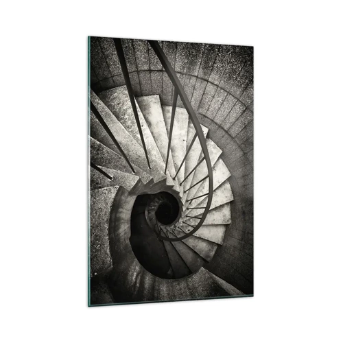 Glass picture - Up the Stairs and Down the Stairs - 80x120 cm