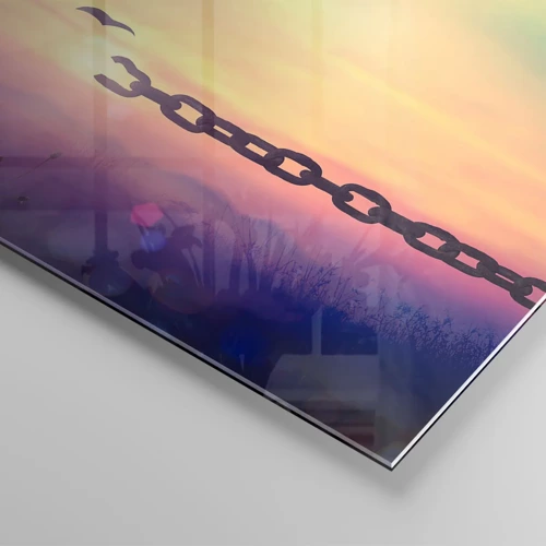 Glass picture - Victory of Freedom - 140x50 cm