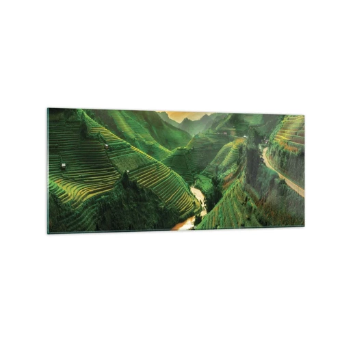 Glass picture - Vietnamese Valley - 120x50 cm