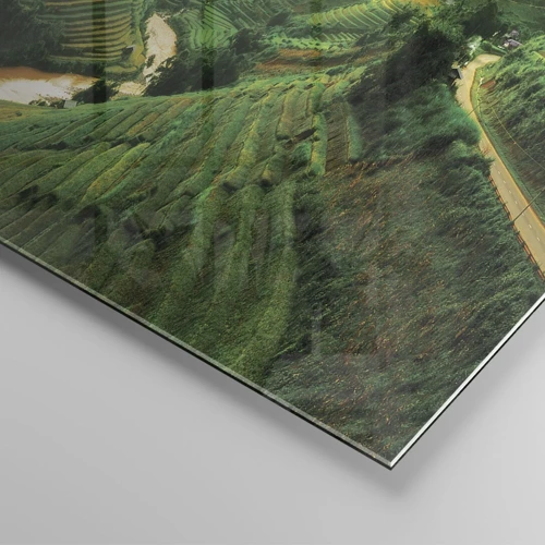 Glass picture - Vietnamese Valley - 120x50 cm