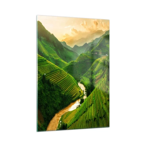 Glass picture - Vietnamese Valley - 50x70 cm