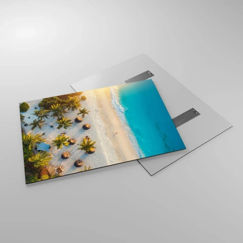 Glass picture - Welcome to Paradise - 100x70 cm