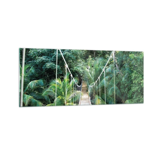 Glass picture - Welcome to the Jungle! - 100x40 cm