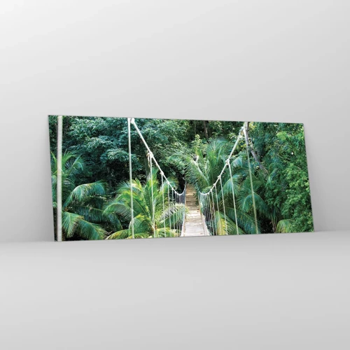 Glass picture - Welcome to the Jungle! - 120x50 cm