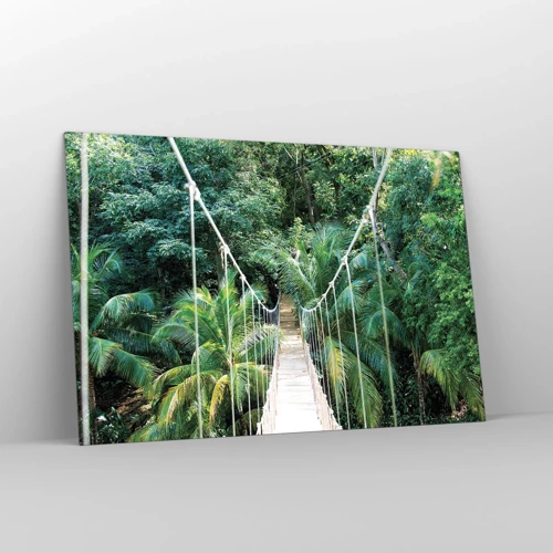 Glass picture - Welcome to the Jungle! - 120x80 cm