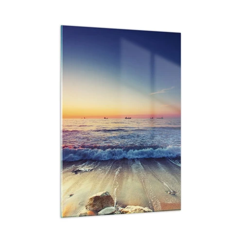 Glass picture - What Is behind the Horizon? - 50x70 cm