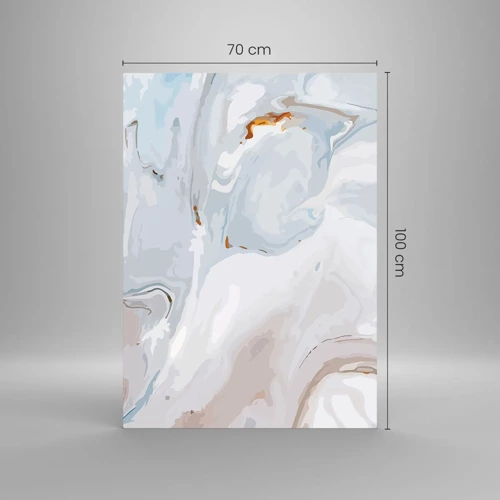 Glass picture - White Fusion - 70x100 cm