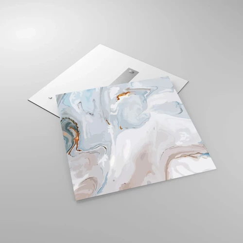 Glass picture - White Fusion - 70x70 cm