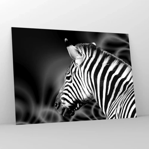 Glass picture - White Is White, and Black Is Black - 100x70 cm