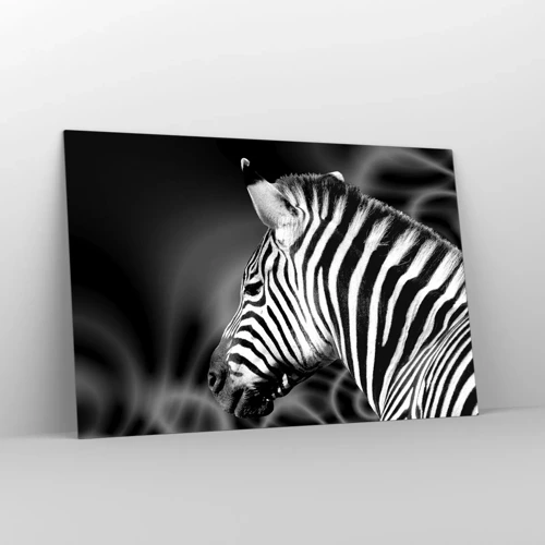 Glass picture - White Is White, and Black Is Black - 120x80 cm