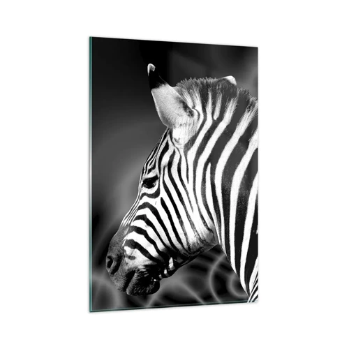 Glass picture - White Is White, and Black Is Black - 80x120 cm