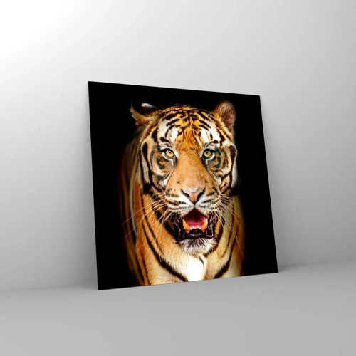Glass picture - Wild at Heart - 30x30 cm