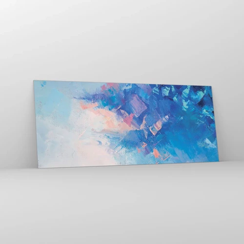 Glass picture - Winter Abstract - 120x50 cm