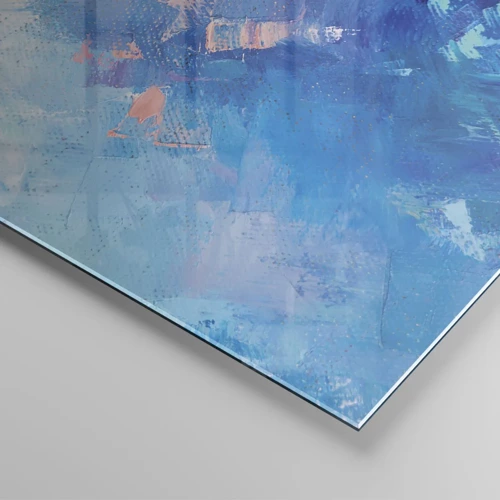 Glass picture - Winter Abstract - 90x30 cm