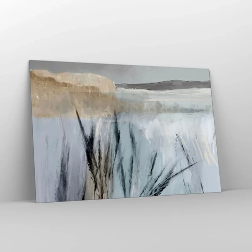 Glass picture - Winter Fields - 120x80 cm
