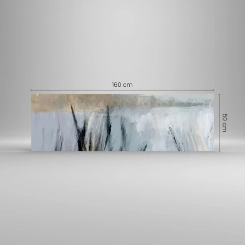 Glass picture - Winter Fields - 160x50 cm