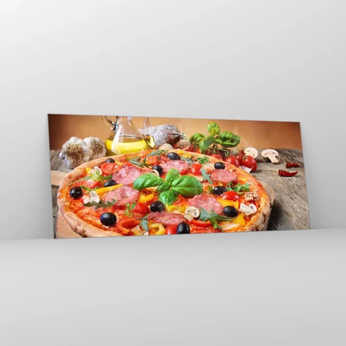 Glass picture - With a Real Italian Flavouring - 120x50 cm