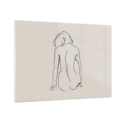 Glass picture - Woman Nude - 70x50 cm