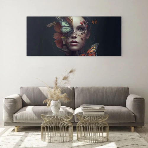 Glass picture - Wonderful Metamorphosis - 100x40 cm