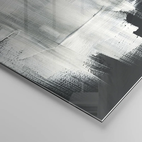 Glass picture - Woven from the Vertical and the Horizontal - 100x40 cm