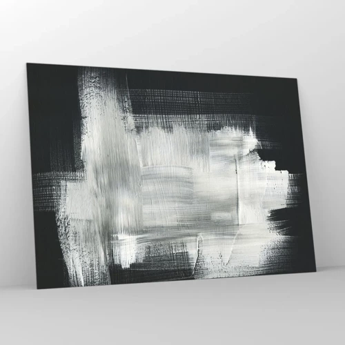 Glass picture - Woven from the Vertical and the Horizontal - 100x70 cm