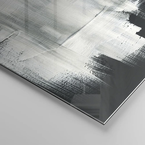 Glass picture - Woven from the Vertical and the Horizontal - 120x80 cm