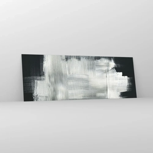 Glass picture - Woven from the Vertical and the Horizontal - 140x50 cm