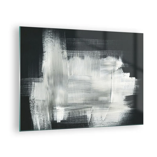 Glass picture - Woven from the Vertical and the Horizontal - 70x50 cm