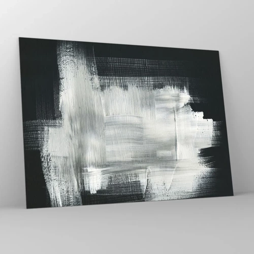 Glass picture - Woven from the Vertical and the Horizontal - 70x50 cm
