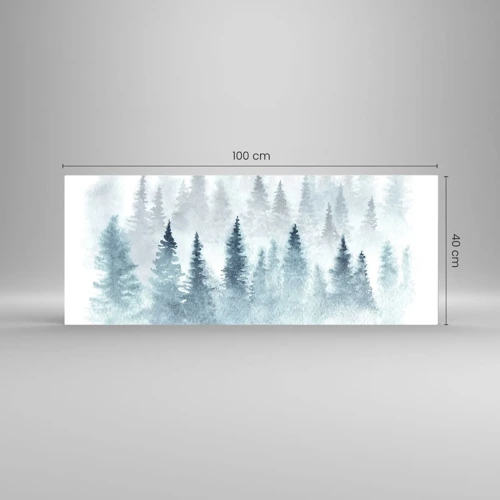 Glass picture - Wrapped up in a Fog - 100x40 cm