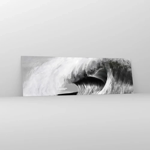 Glass picture - Wrath of the Ocean - 160x50 cm