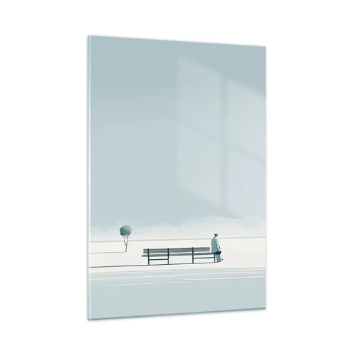 Glass picture - Yes, I Am Waiting - 50x70 cm