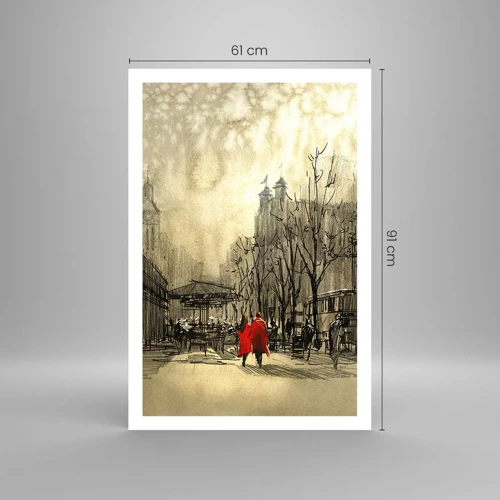 Poster - A Date in London Fog - 61x91 cm