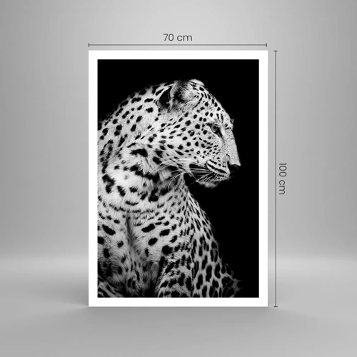 Poster - A Perfect Right Profile  - 70x100 cm