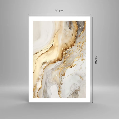 Poster - Abstract: Beauty and Good - 50x70 cm