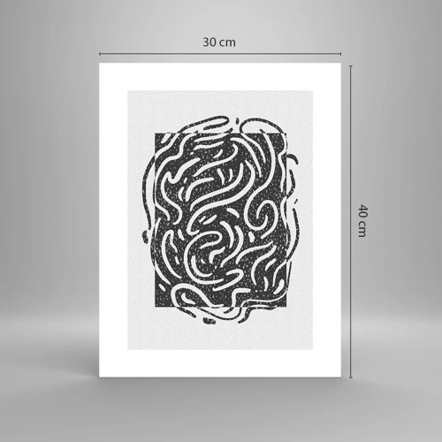 Poster - Abstract: Dance of Joy - 30x40 cm