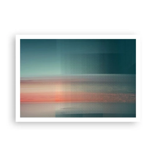 Poster - Abstract: Light Waves - 100x70 cm