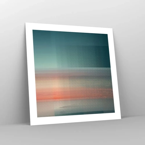 Poster - Abstract: Light Waves - 50x50 cm