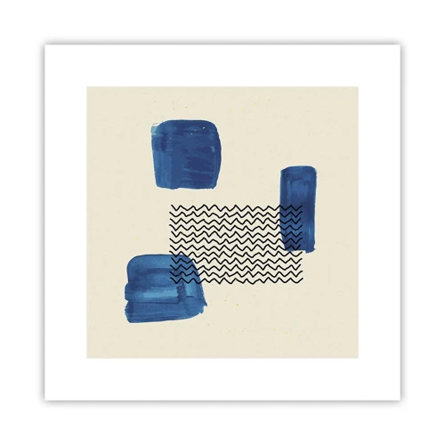 Poster - Abstract Quartet - 30x30 cm