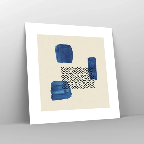 Poster - Abstract Quartet - 30x30 cm