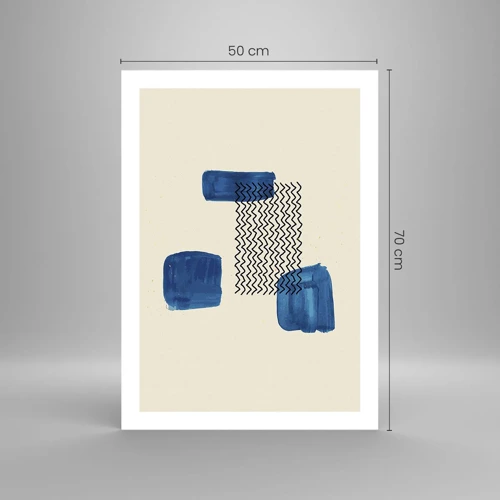 Poster - Abstract Quartet - 50x70 cm