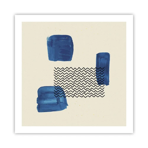 Poster - Abstract Quartet - 60x60 cm