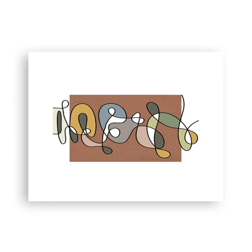 Poster - Abstract Worthy of a Smile - 40x30 cm