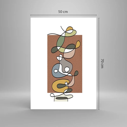 Poster - Abstract Worthy of a Smile - 50x70 cm