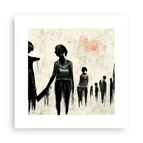 Poster - Against Solitude - 30x30 cm