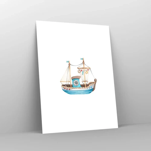 Poster - Ahoy, Adventure! - 30x40 cm