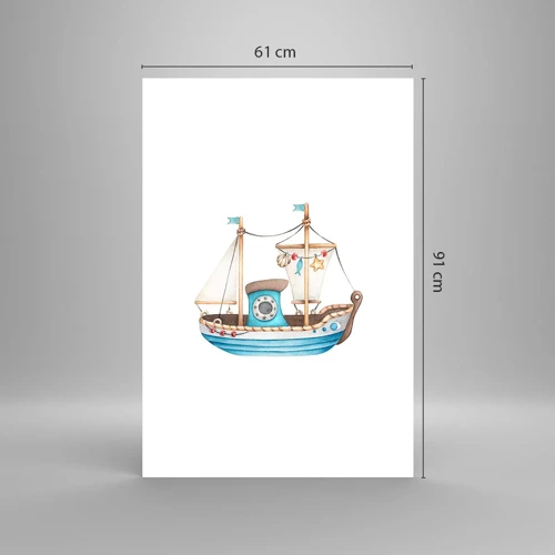 Poster - Ahoy, Adventure! - 61x91 cm