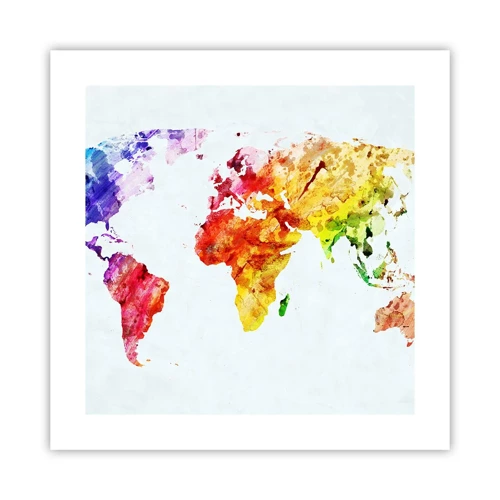 Poster - All Colours of Light - 40x40 cm
