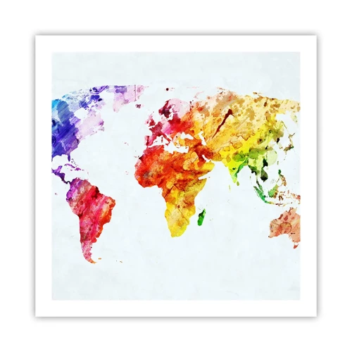 Poster - All Colours of Light - 60x60 cm